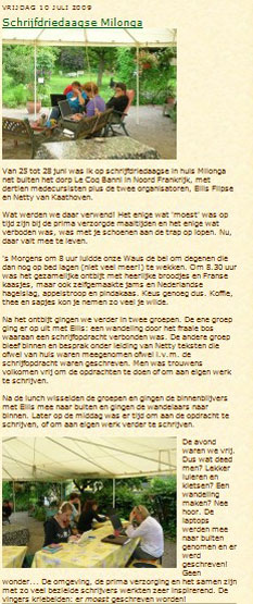Lekkerschrijven Schrijfworkshops Fotos